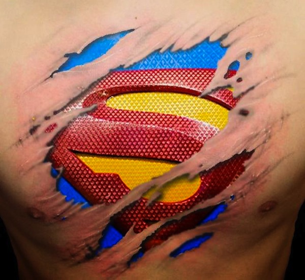 25 Superman Tattoo für den Helden in dir