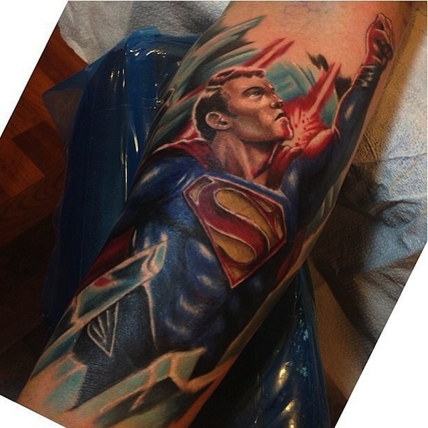25 Superman Tattoo für den Helden in dir