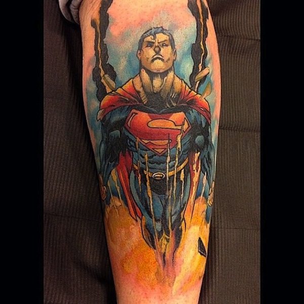 25 Superman Tattoo für den Helden in dir