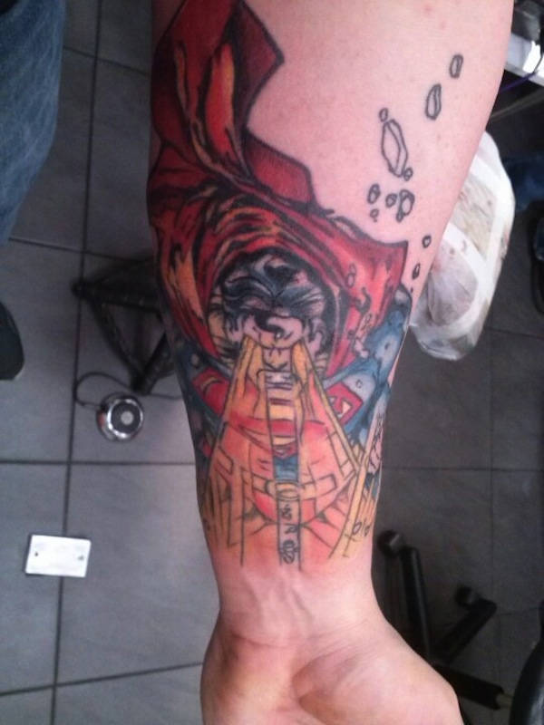 25 Superman Tattoo für den Helden in dir