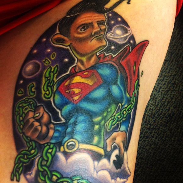 25 Superman Tattoo für den Helden in dir