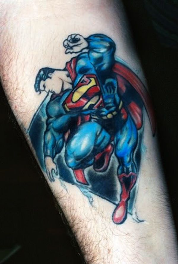 25 Superman Tattoo für den Helden in dir