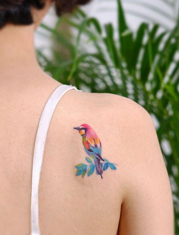 Papagei Tattoo