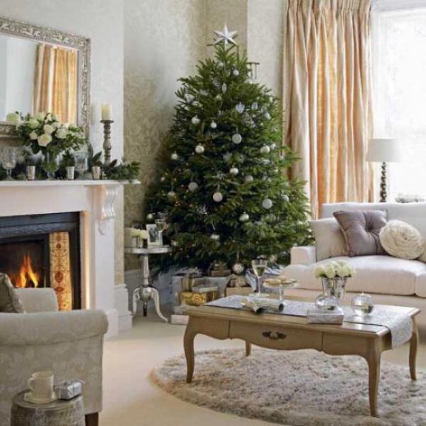 nápady na výzdobu vánočních stromků
