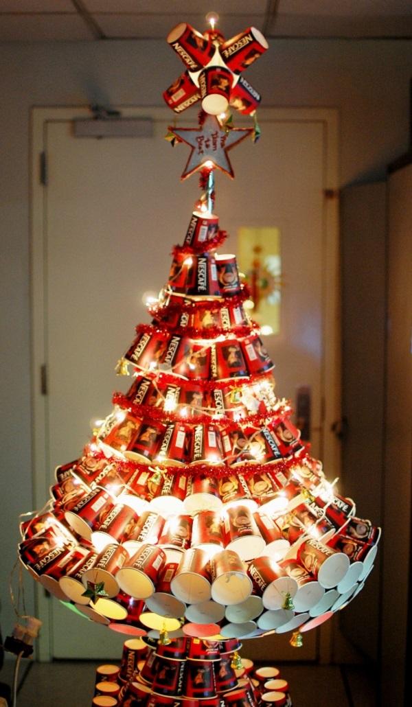 nescafe weihnachtsbaum