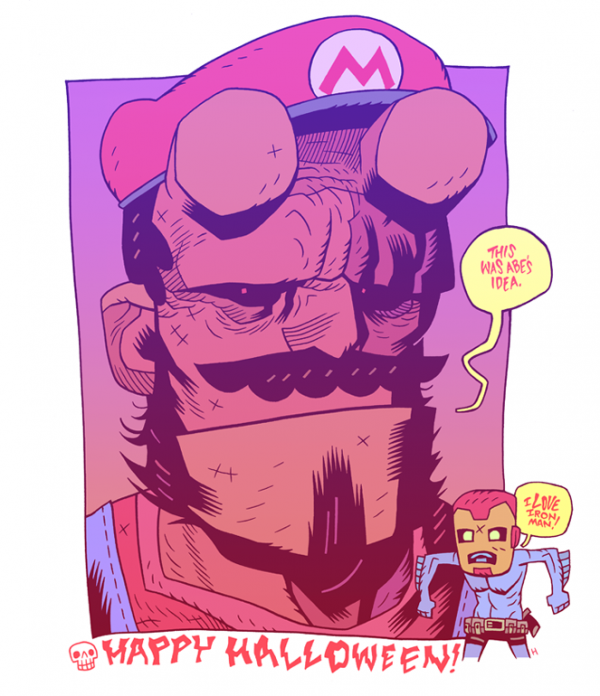 hellboy mario