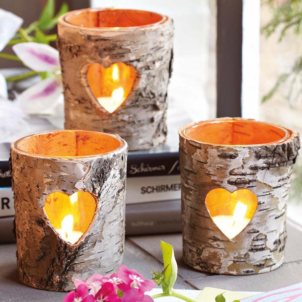 Kerzenhalter aus Holz