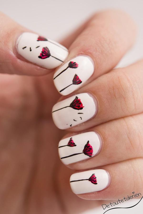 Pampeliška nail art-25