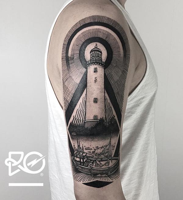 Leuchtturm-Tattoo-4