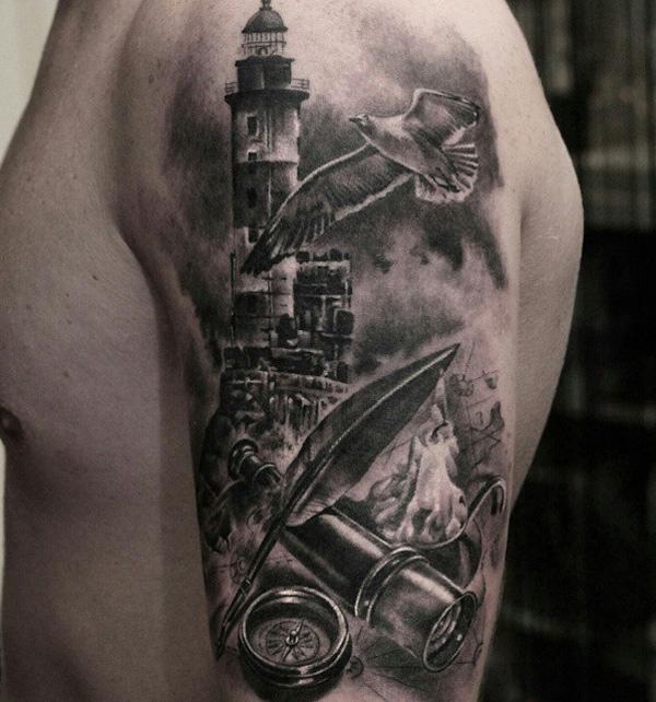 Leuchtturm-Tattoo-8