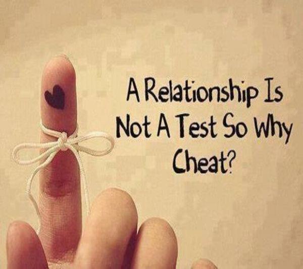 Eine Beziehung ist kein Test, also warum betrügen?