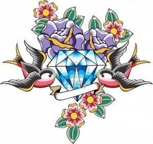 30 ohromujících diamantových tetovacích návrhů