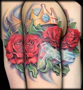 30 atemberaubende Diamant-Tattoo-Designs