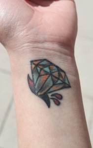 30 atemberaubende Diamant-Tattoo-Designs