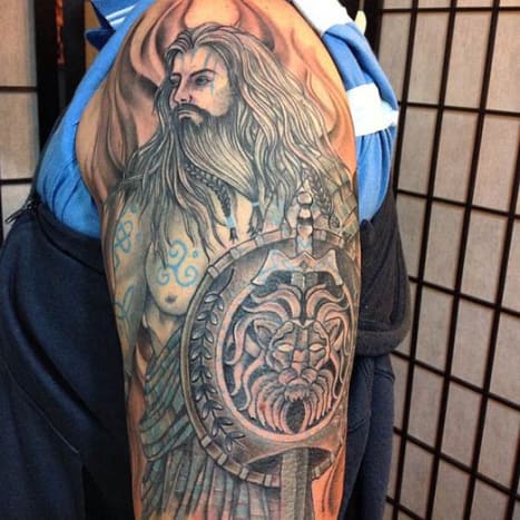 tetování vikingské paže