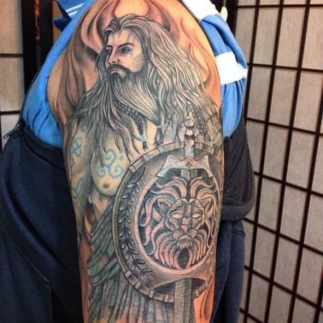 Wikinger Arm Tattoo