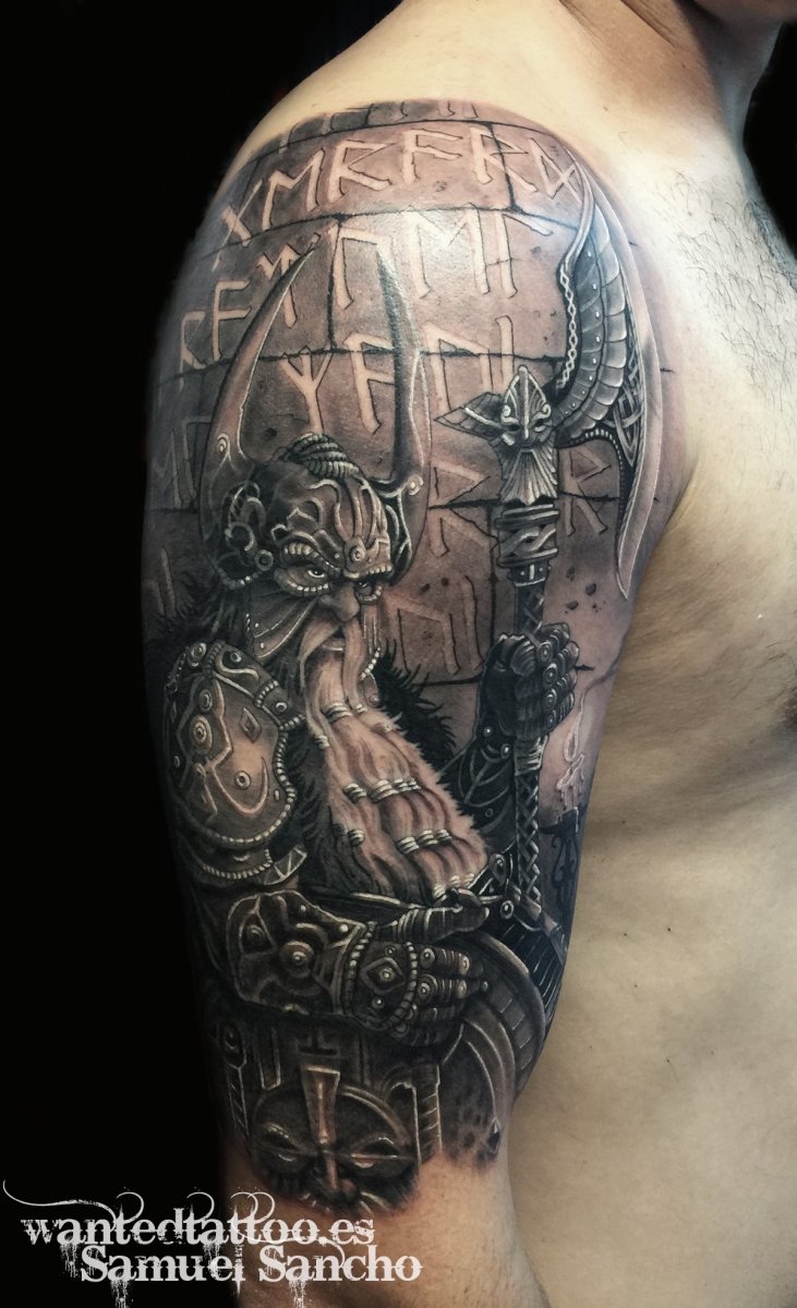 Wikinger Tattoo Kopie