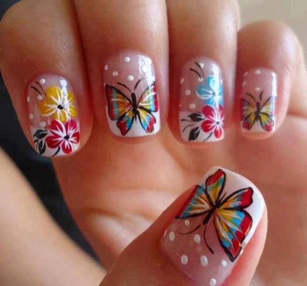 motýl nail art-5