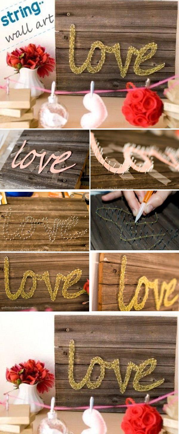 DIY latters جدار الفن