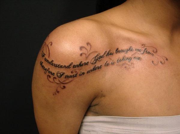 Zitate Schlüsselbein Tattoo