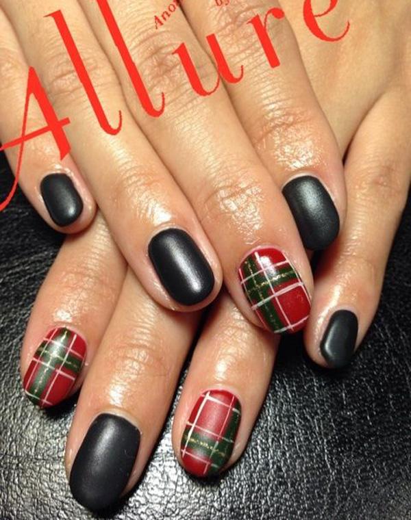 Plaid Nail Art-8