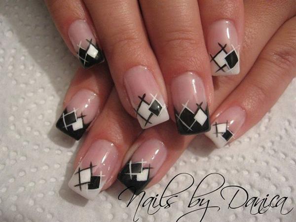 Plaid Nail Art -8