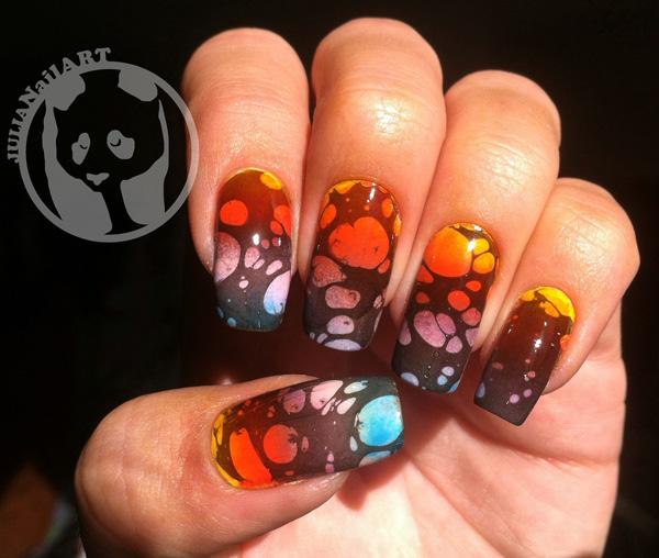 Wasser Marmor Nail Art-20