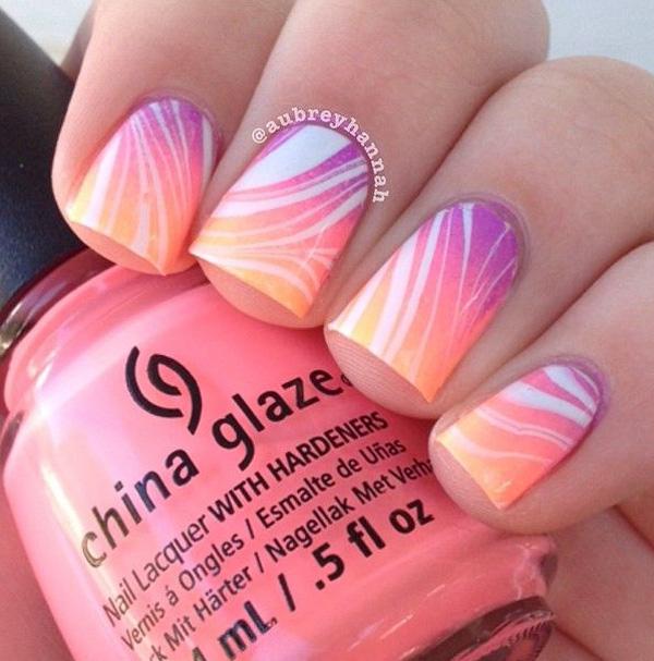 Water Marble Nail Art-34