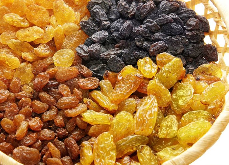 raisins secs des meilleurs cépages