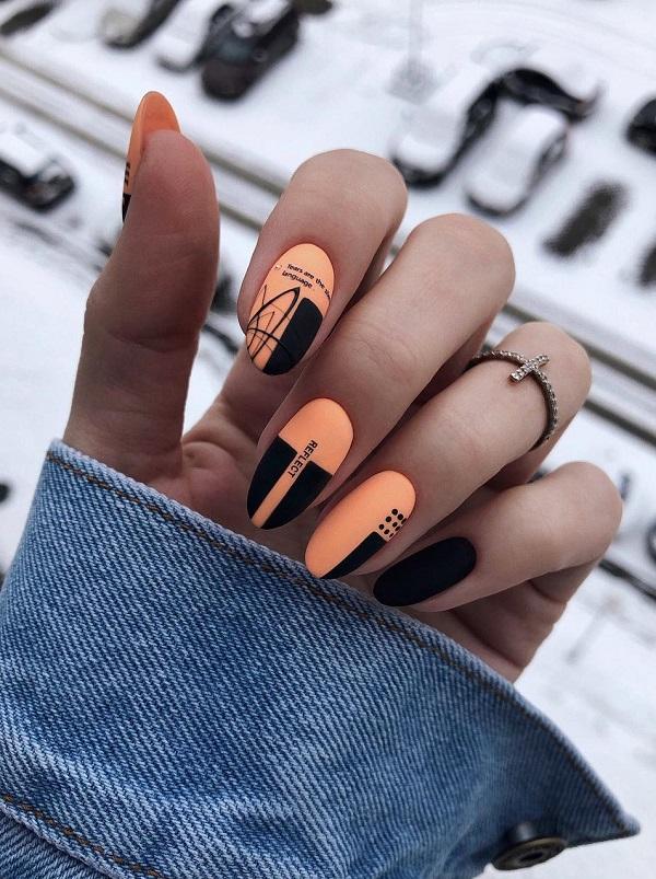 Geometric Nail Art