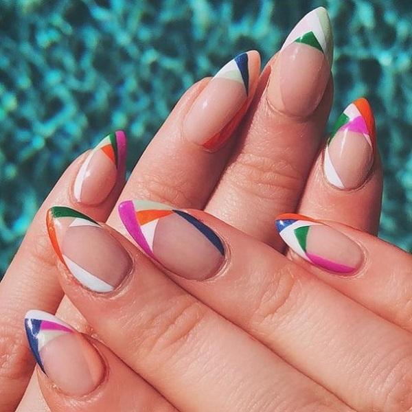 Geometric Nail Art