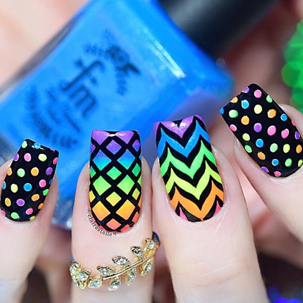 Geometric Nail Art