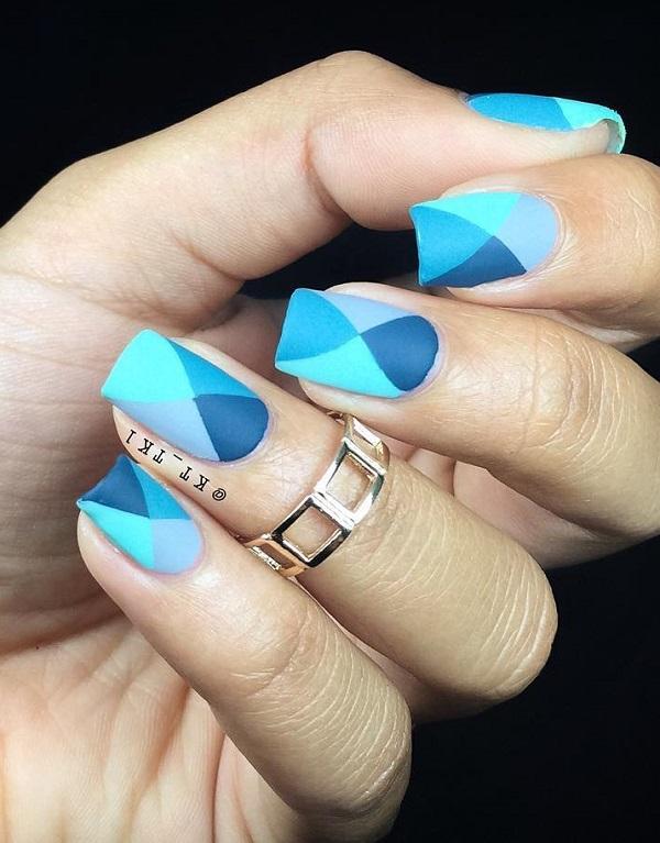 Geometric Nail Art