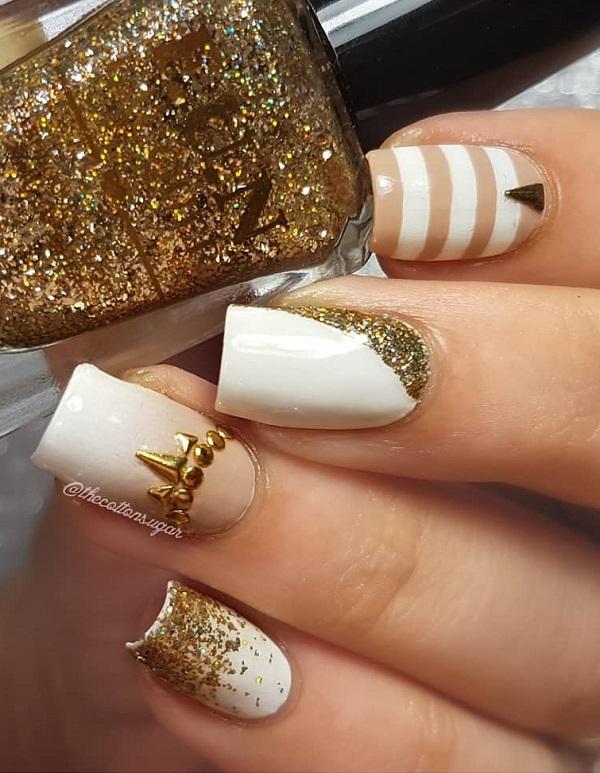 Geometric Nail Art