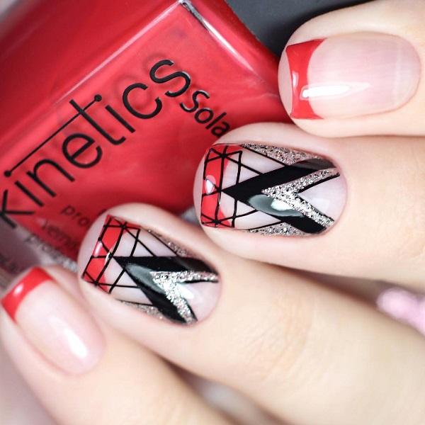 Geometric Nail Art