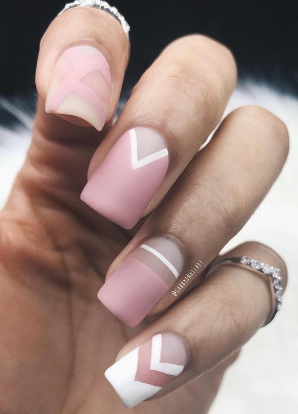 Geometric Nail Art