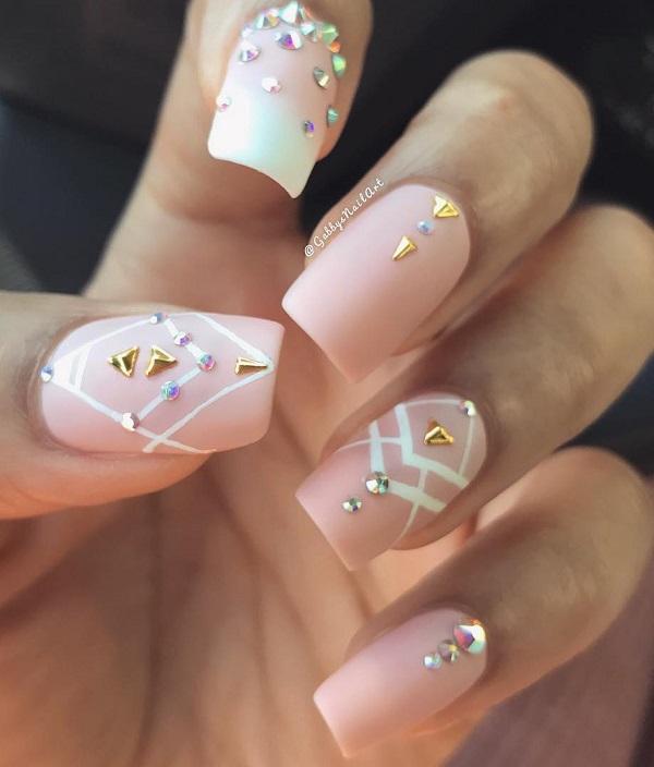 Geometric Nail Art