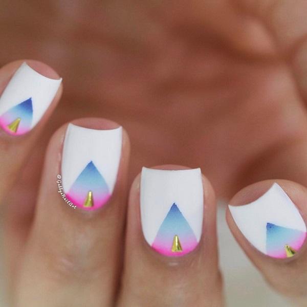 Geometric Nail Art