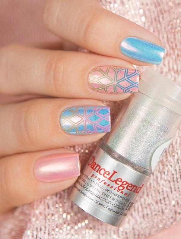 Geometric Nail Art