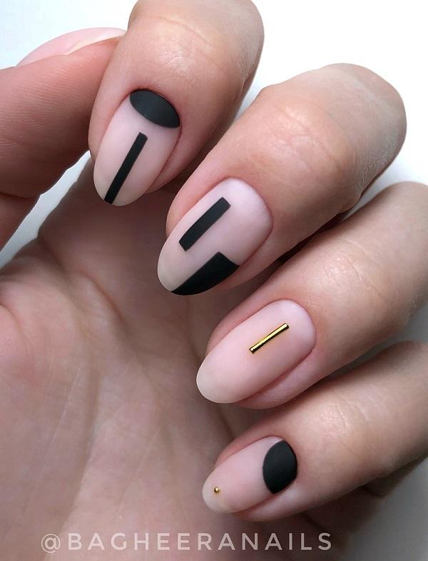 Geometric Nail Art