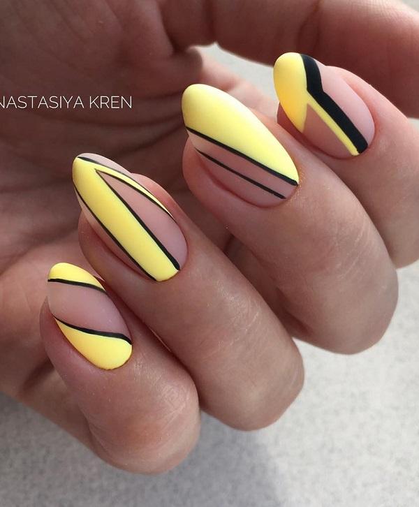 Geometric Nail Art