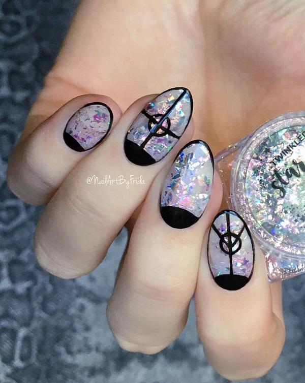 Geometric Nail Art