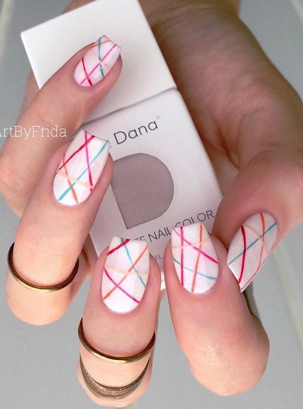 Geometric Nail Art