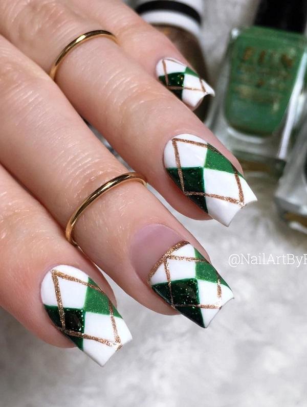 Geometric Nail Art