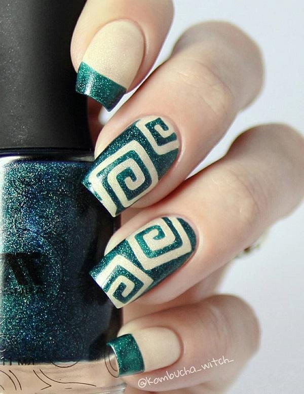 Geometric Nail Art