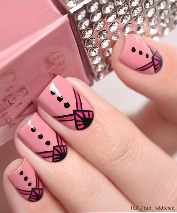 Geometric Nail Art