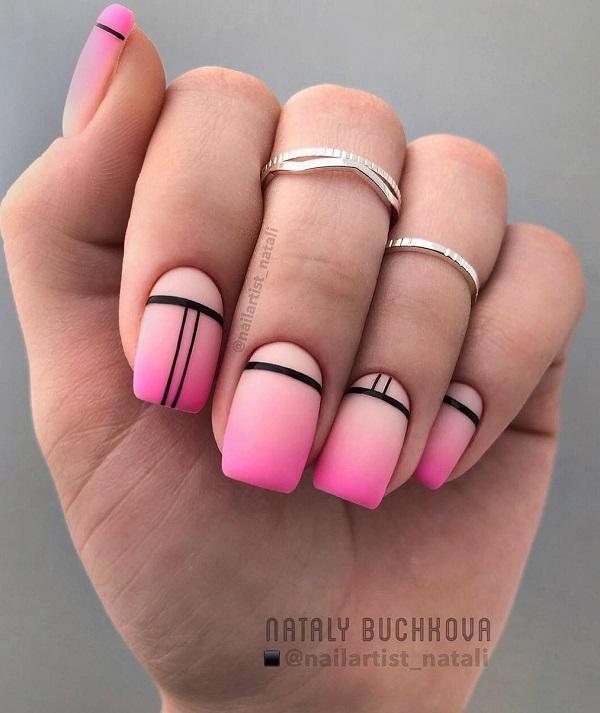 Geometric Nail Art