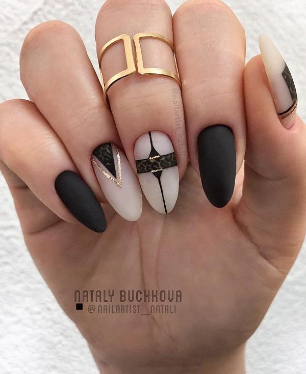 Geometric Nail Art