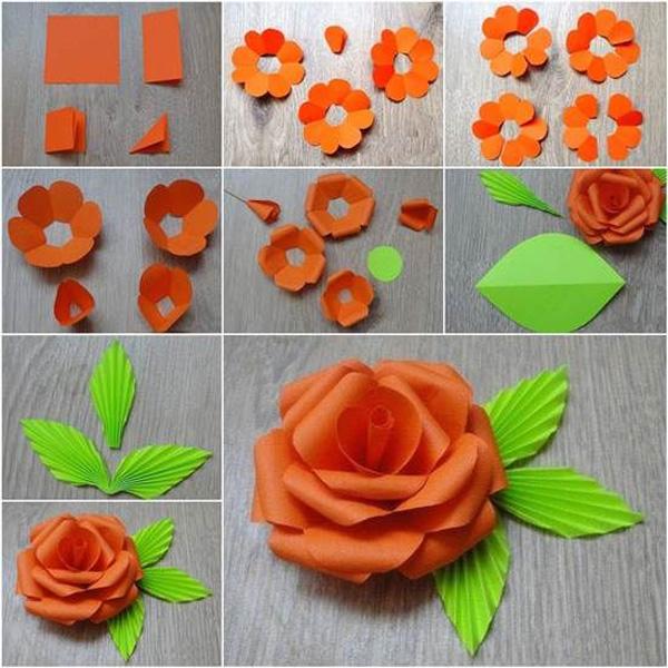 DIY Easy Paper Rose-41