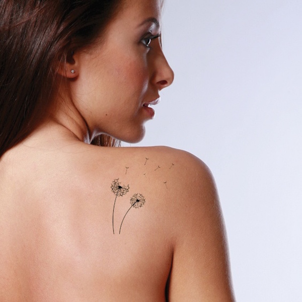 40 originálních návrhů tetování pampelišky